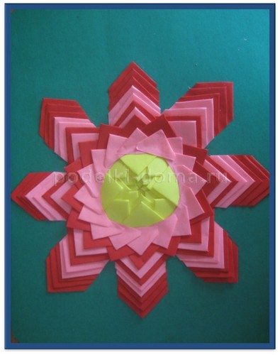 Аппликация в технике «Артишок»