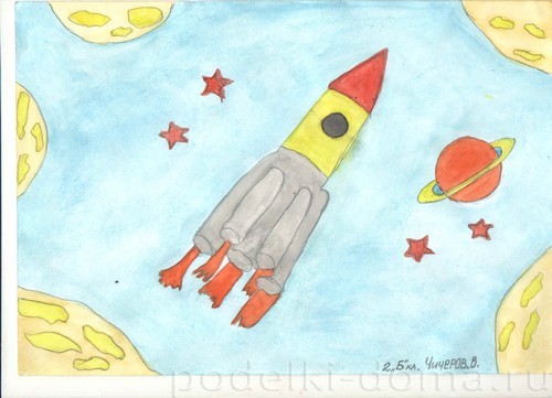 Рисунки на тему «Космос» Рисунки на тему «Космос»