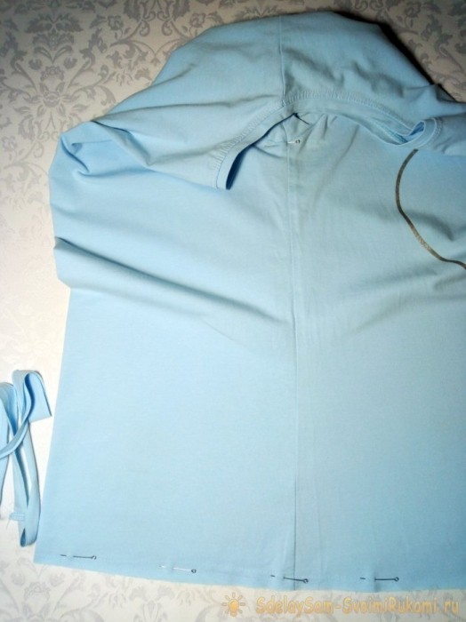 Отремонтировать Нельзя Выбросить. Или как исправить неровный низ в трикотажной футболке