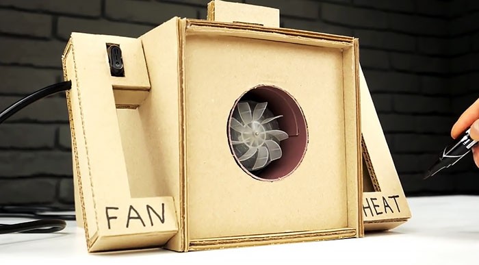 Как сделать дым-машину из фена