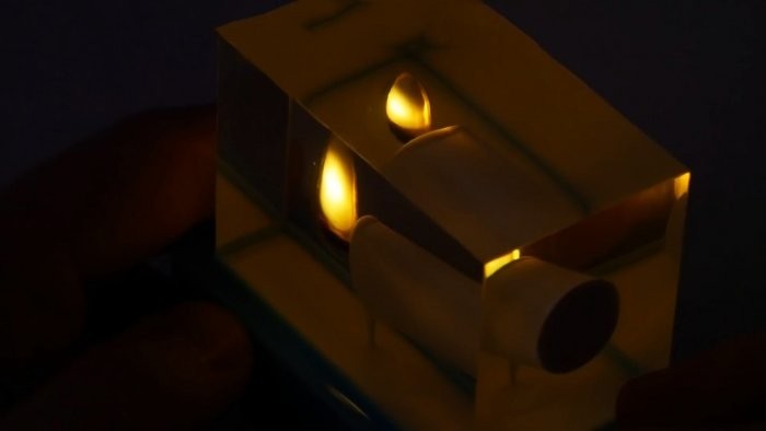 Как сделать крутой сувенир «горящая свечка» Как сделать крутой сувенир «горящая свечка»