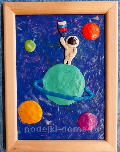 Поделки из пластилина на тему «Космос» Поделки из пластилина на тему «Космос»