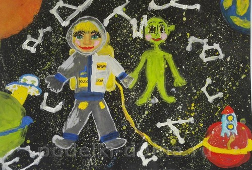 Рисунки на тему «Космос» Рисунки на тему «Космос»