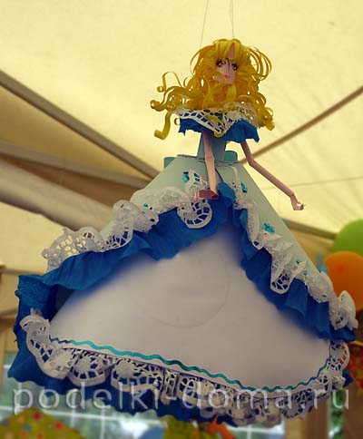 Куколки из гофробумаги