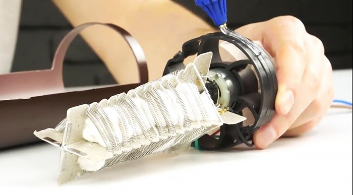 Как сделать дым-машину из фена