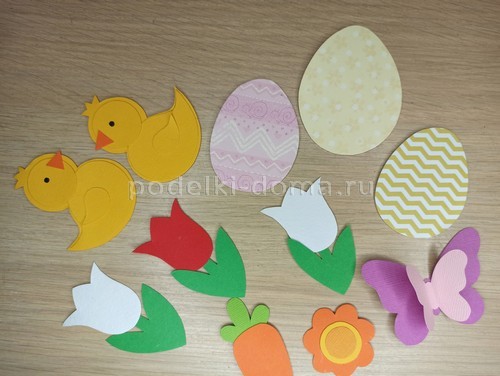 Объемная открытка на Пасху Объемная открытка на Пасху