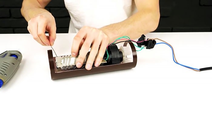 Как сделать дым-машину из фена