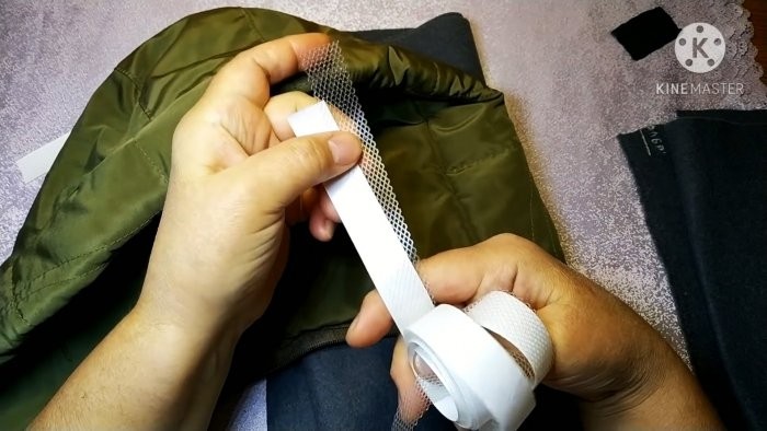 Как починить разрыв на куртке за пару минуты без иголки и ниток