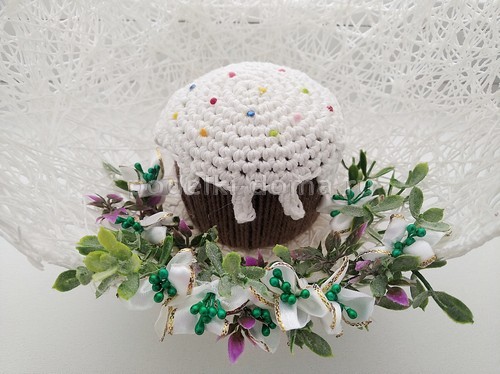 Пасхальное яйцо из ниток Пасхальное яйцо из ниток