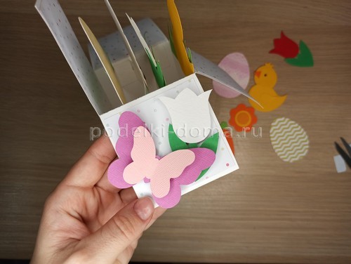 Объемная открытка на Пасху Объемная открытка на Пасху