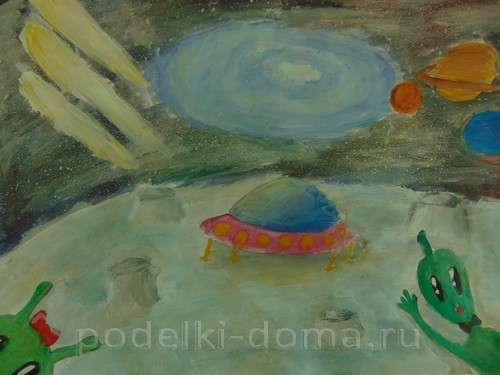 Рисунки на тему «Космос» Рисунки на тему «Космос»