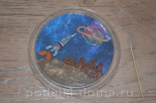 Поделки из пластилина на тему «Космос» Поделки из пластилина на тему «Космос»