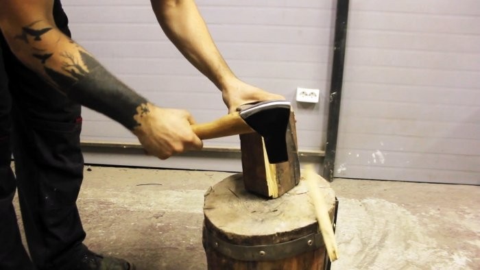 Как сделать топор «наоборот» Как сделать топор «наоборот»