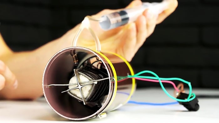 Как сделать дым-машину из фена