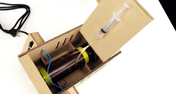 Как сделать дым-машину из фена