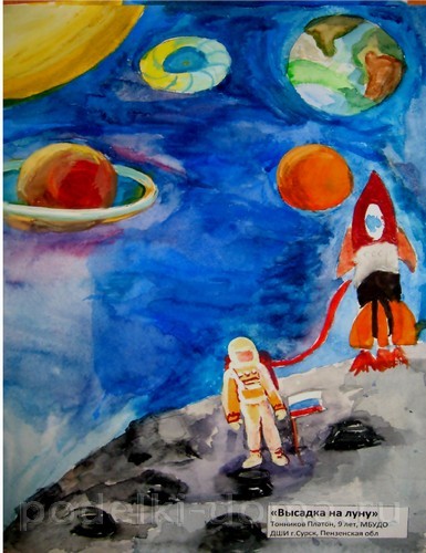 Рисунки на тему «Космос» Рисунки на тему «Космос»