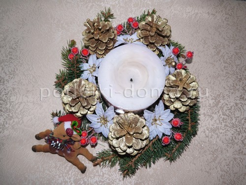 Венок из еловых веток Венок из еловых веток
