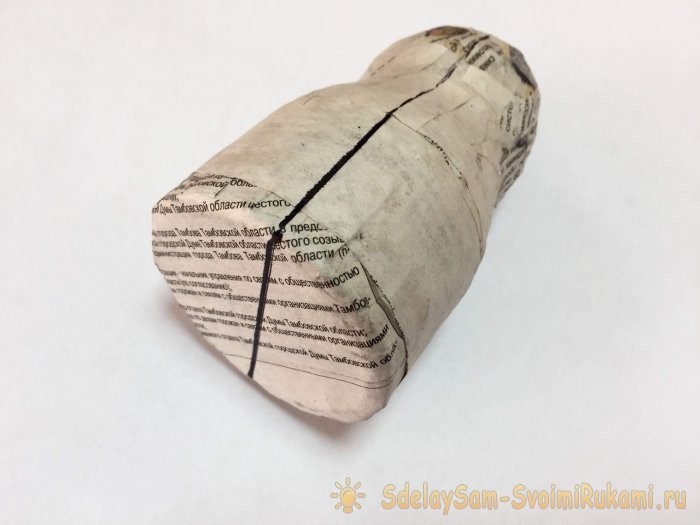 Ёлочная игрушка «Снегурочка» из папье-маше