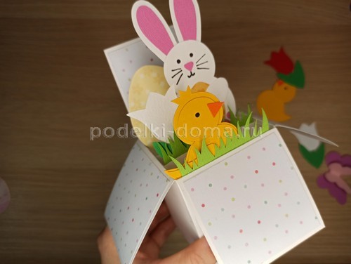 Объемная открытка на Пасху Объемная открытка на Пасху