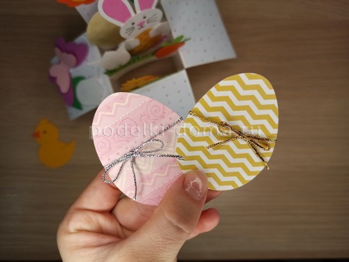 Объемная открытка на Пасху Объемная открытка на Пасху