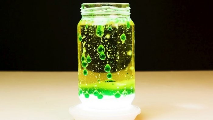 Как сделать лавовую лампу в домашних условиях Как сделать лавовую лампу в домашних условиях