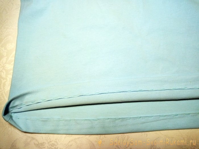 Отремонтировать Нельзя Выбросить. Или как исправить неровный низ в трикотажной футболке