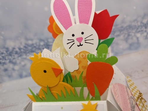 Объемная открытка на Пасху Объемная открытка на Пасху