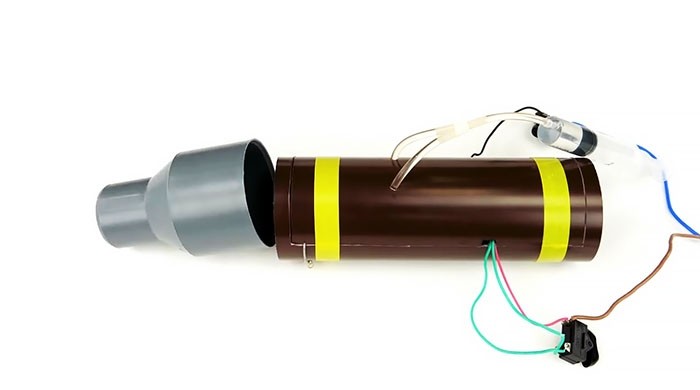 Как сделать дым-машину из фена