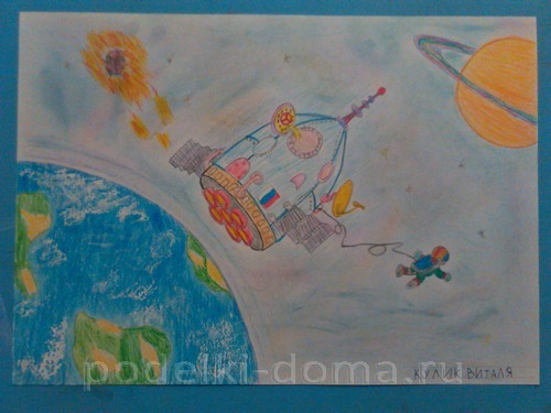 Рисунки на тему «Космос» Рисунки на тему «Космос»