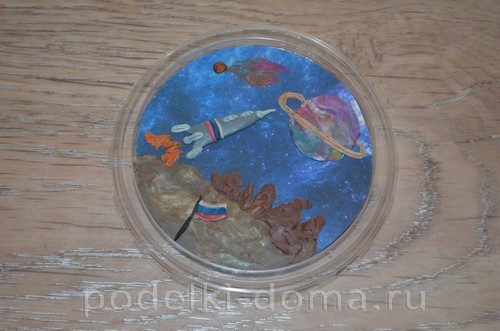 Поделки из пластилина на тему «Космос» Поделки из пластилина на тему «Космос»