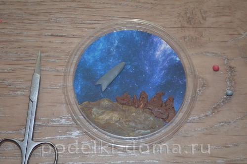 Поделки из пластилина на тему «Космос» Поделки из пластилина на тему «Космос»