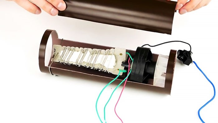 Как сделать дым-машину из фена