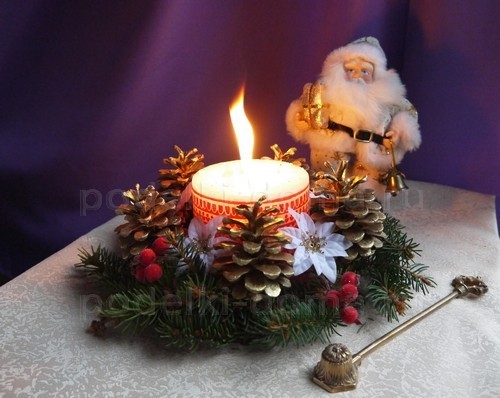 Венок из еловых веток Венок из еловых веток