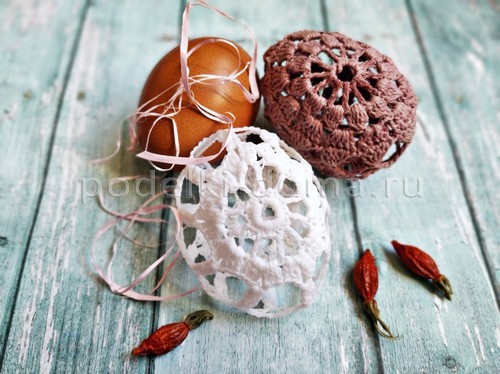 Пасхальное яйцо из ниток Пасхальное яйцо из ниток