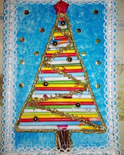 Новогоднее украшение «Месяц и звезды»