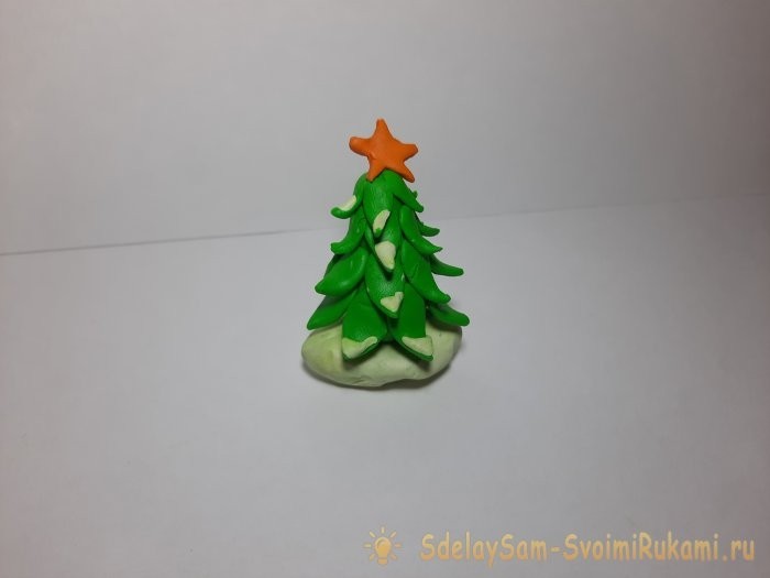 Как сделать красивую елочку из пластилина Как сделать красивую елочку из пластилина