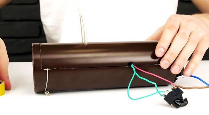 Как сделать дым-машину из фена