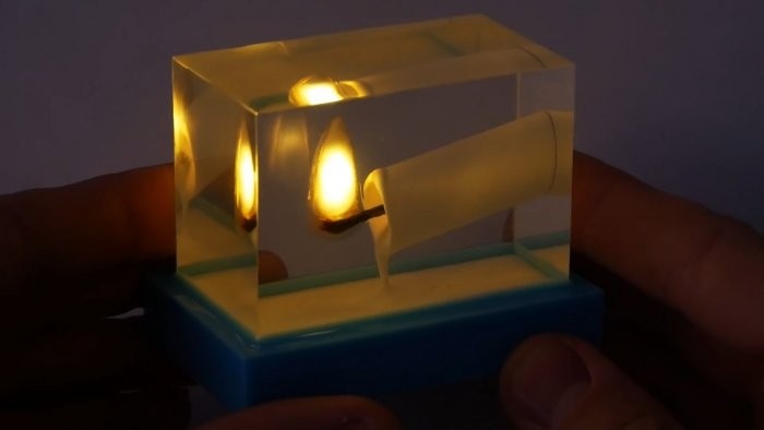 Как сделать крутой сувенир «горящая свечка» Как сделать крутой сувенир «горящая свечка»
