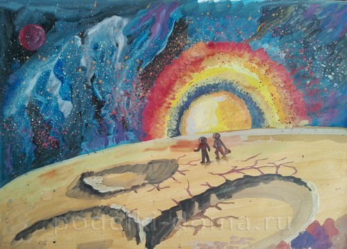 Рисунки на тему «Космос» Рисунки на тему «Космос»