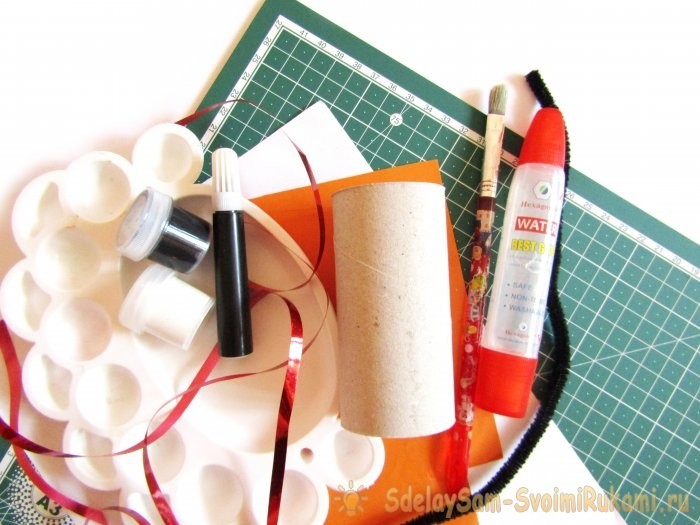 Чем занять ребенка на карантине: сделаем котика из втулки от туалетной бумаги