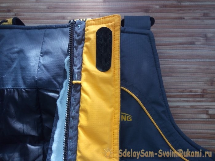 Как самостоятельно заменить молнию в утеплённом полукомбинезоне Как самостоятельно заменить молнию в утеплённом полукомбинезоне