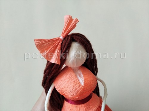 Куколки из гофробумаги