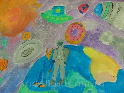 Рисунки на тему «Космос» Рисунки на тему «Космос»