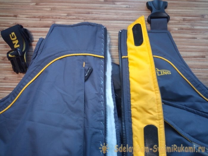 Как самостоятельно заменить молнию в утеплённом полукомбинезоне Как самостоятельно заменить молнию в утеплённом полукомбинезоне