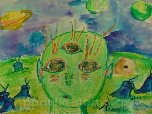 Рисунки на тему «Космос» Рисунки на тему «Космос»