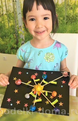 Поделки из пластилина на тему «Космос» Поделки из пластилина на тему «Космос»