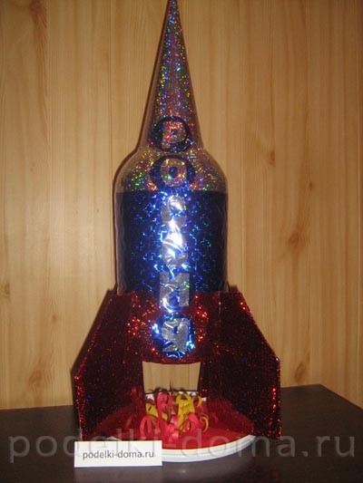 Объемная открытка к Дню космонавтики