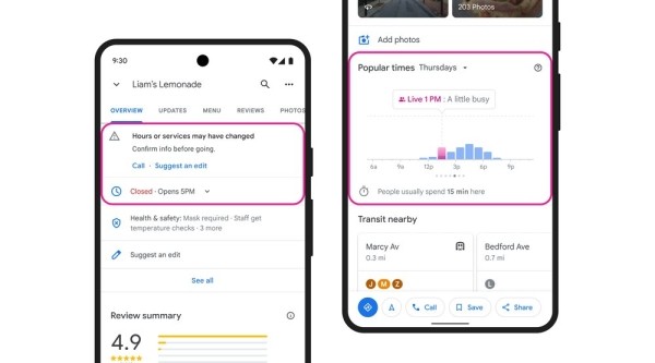 Google может автоматически обновлять часы работы местных компаний Google может автоматически обновлять часы работы местных компаний