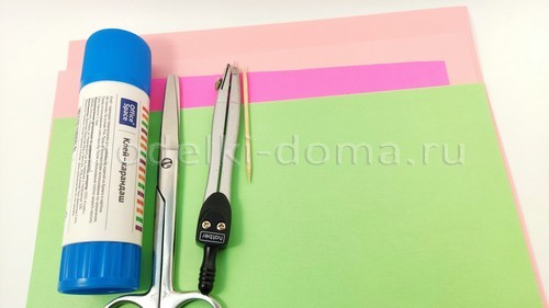 Цветы астры из бумаги Цветы астры из бумаги