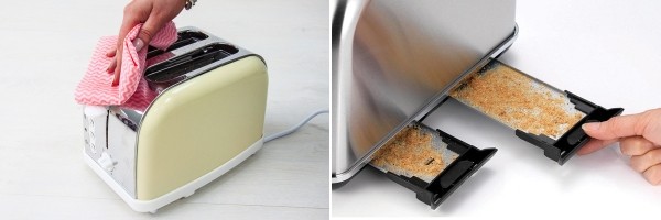 Как правильно и эффективно почистить тостер от крошек и остальной грязи